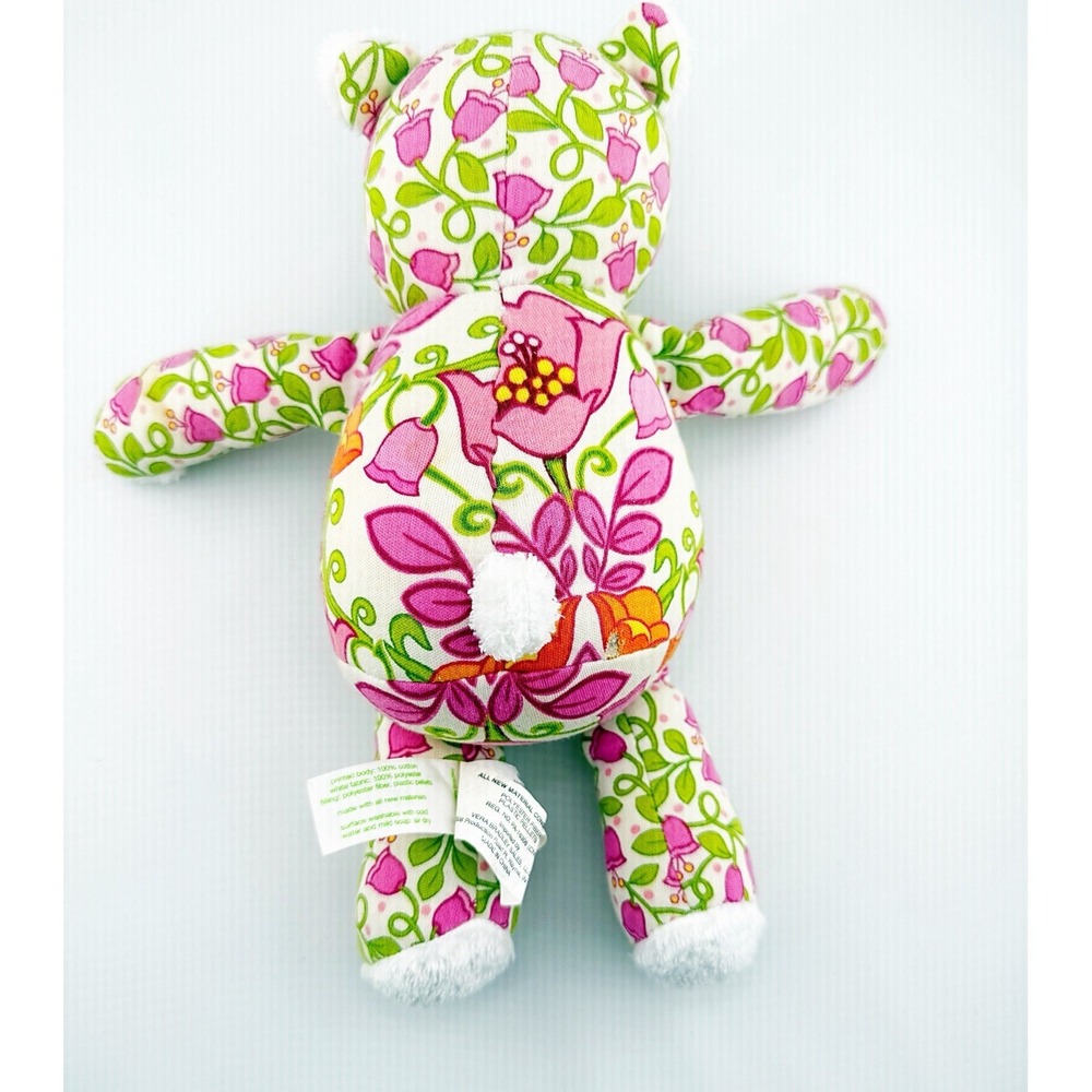 Vera Bradley Lilli Bell Baby Bear Plush 2012 . 10" Tall - Picture 3 of 6